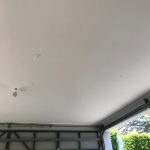 Finished ceiling after repair and painting