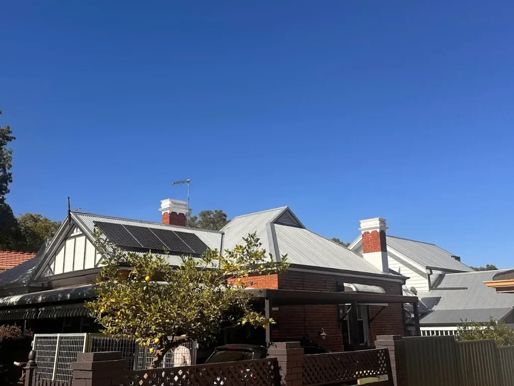 Residential gutter replacement project completed on a Perth home